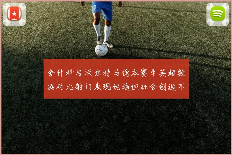 舍什科与沃尔特马德本赛季英超数据对比射门表现优越但机会创造不足